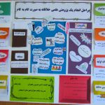 برگزاری مسابقه روزنامه دیواری هفته پژوهش در شهرستان استهبان